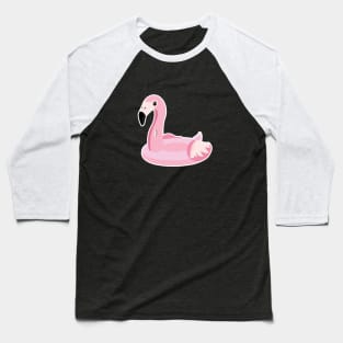 Flamingo Float Baseball T-Shirt